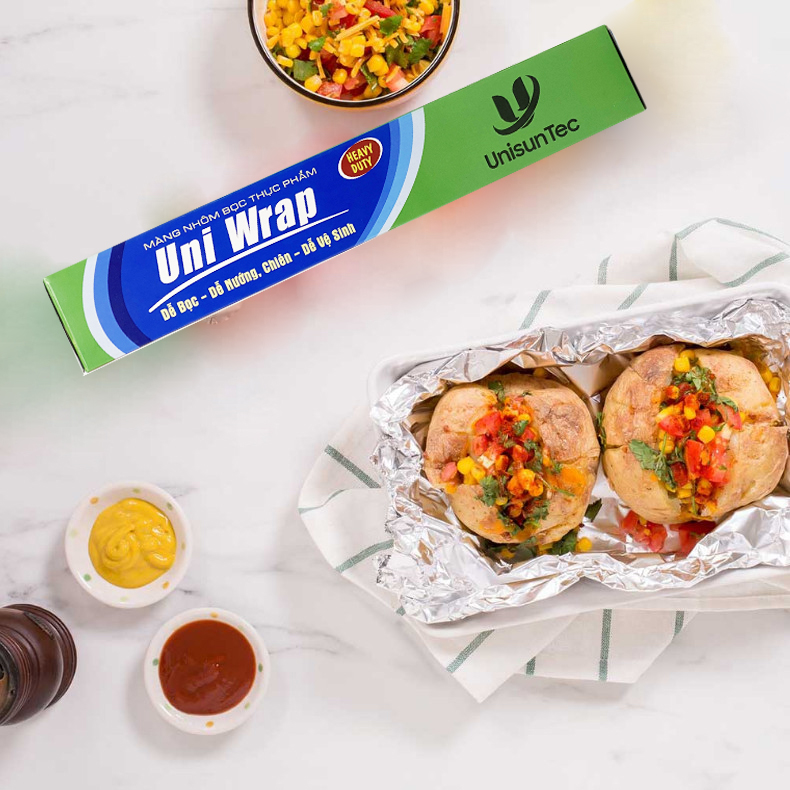 cuộn giấy bạc nướng uni wrap